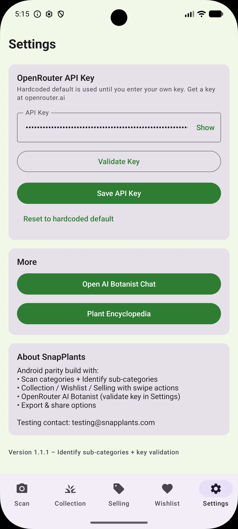 Android Settings