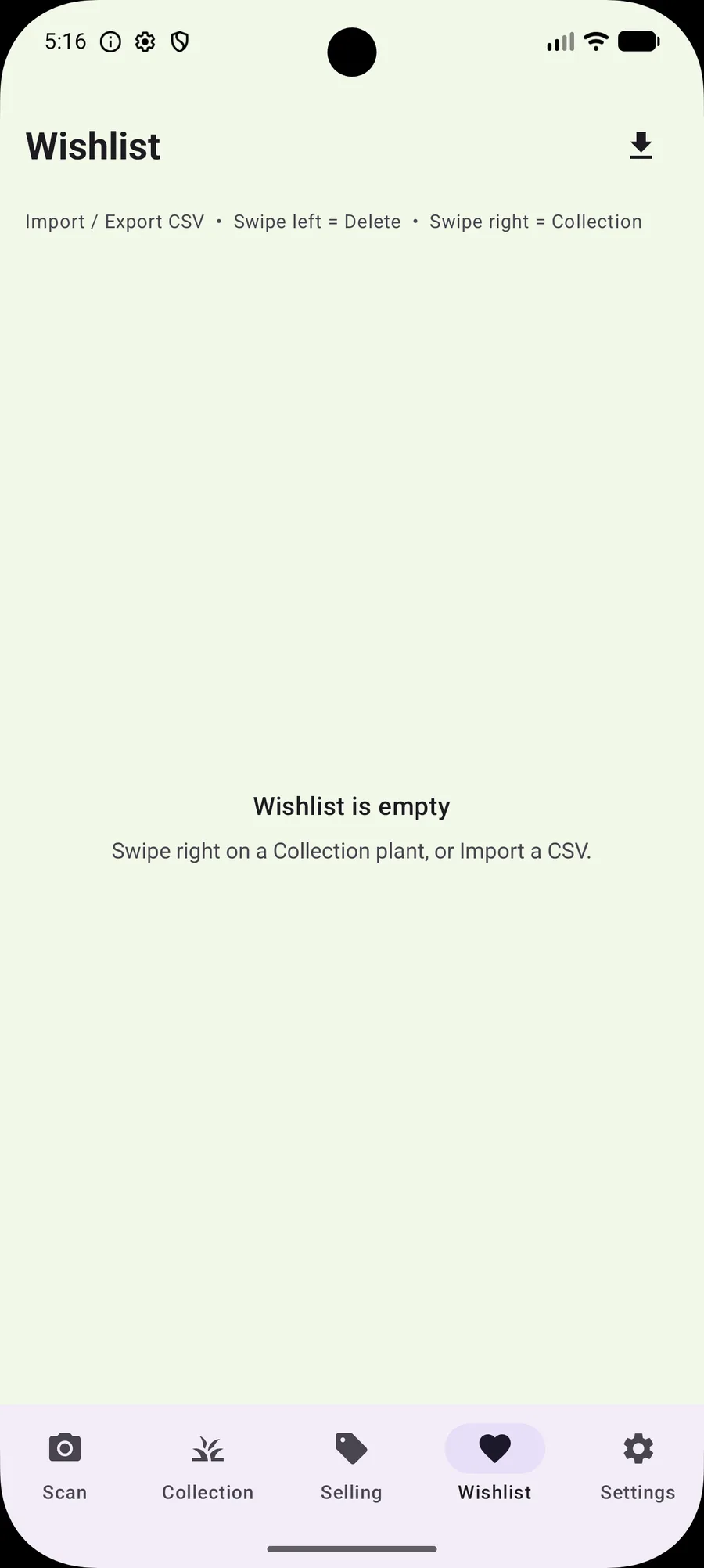 Android Wishlist